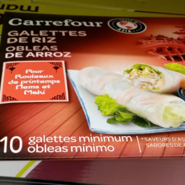 photo of Carrefour Obleas de arroz shared by @nuriiia03 on  20 Sep 2020 - review