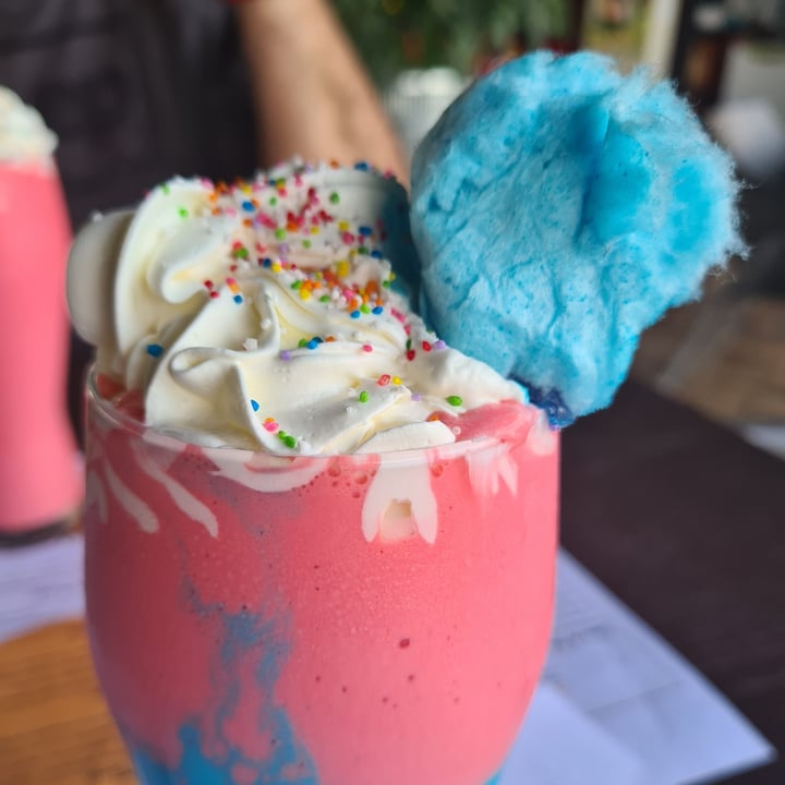 photo of Asher's Corner Cafe @ Ashers Farm Sanctuary Cotton Candy Milkshake shared by @veronicagroen on  18 Nov 2022 - review