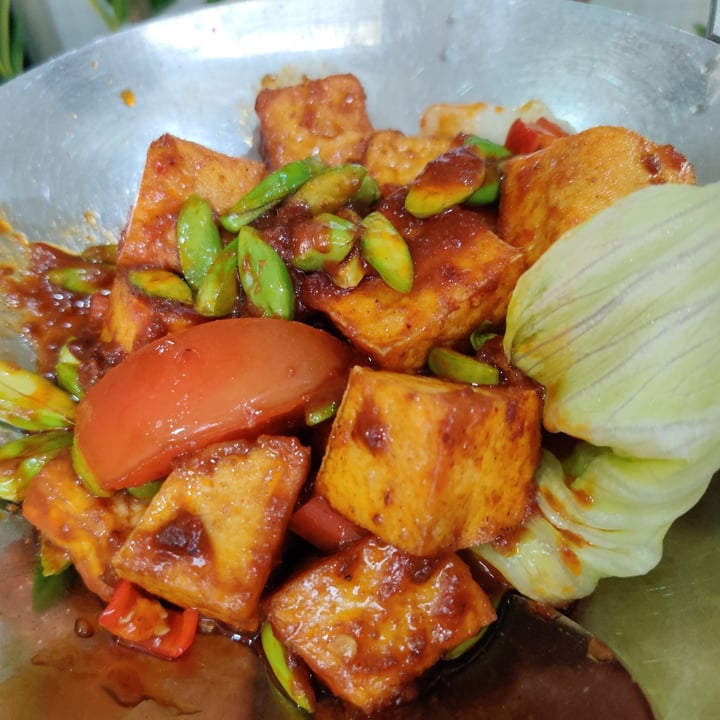 photo of Nature Vegetarian Delights Sambal petai tofu shared by @fourdollars on  06 Sep 2021 - review