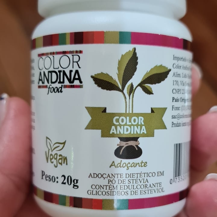 review photo of Color Andina Adoçante Dietético em Pó de Stévia shared by @antonietaruas on 09 May 2022 - review