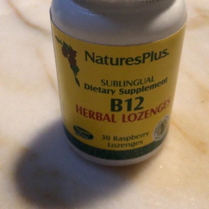 photo of NaturesPlus Vitamin B12 shared by @rebeccaveg on  02 Dec 2021 - review