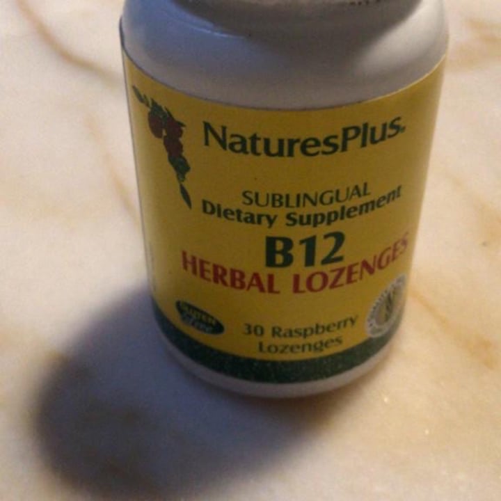 review photo of NaturesPlus Vitamin B12 shared by @rebeccaveg on 02 Dec 2021 - review