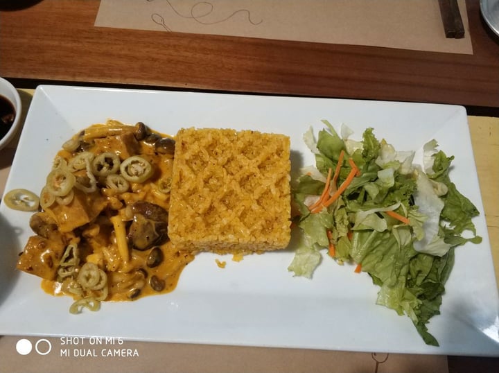 review photo of ID cafe Tofu Mushroom Curry With Rice shared by @aparnasa on 22 Dec 2019 - review