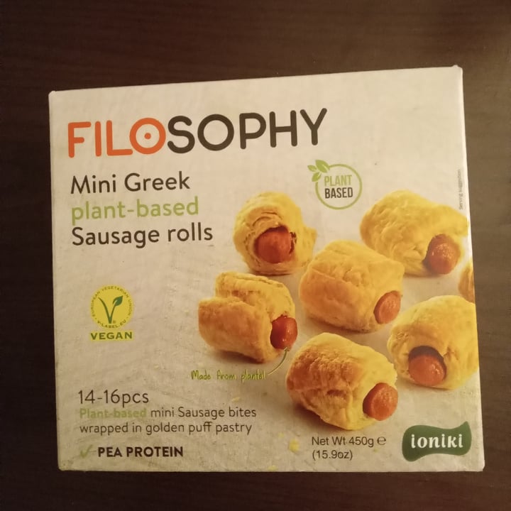 photo of Filosophy Mini Greek plant-based Sausage rolls shared by @alice50 on  25 Jan 2022 - review