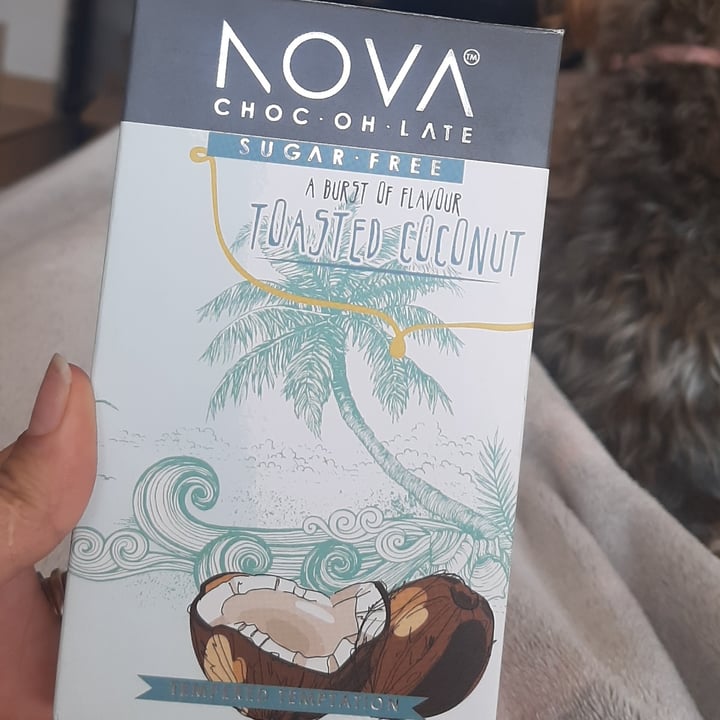 photo of NOVA Chocolate with Toasted Coconut shared by @jaimeletts on  14 Sep 2021 - review