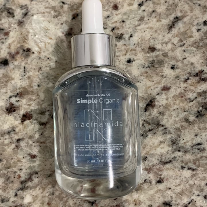 review photo of Simple Organic Solução Niacinamida shared by @camilacavallaro on 16 Oct 2022 - review