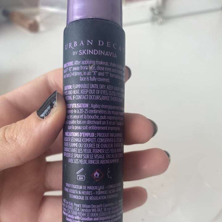 review photo of Urban Decay All nighter Makeup Setting Spray - Long Lasting shared by @izaskunsantos on 31 Oct 2022 - review
