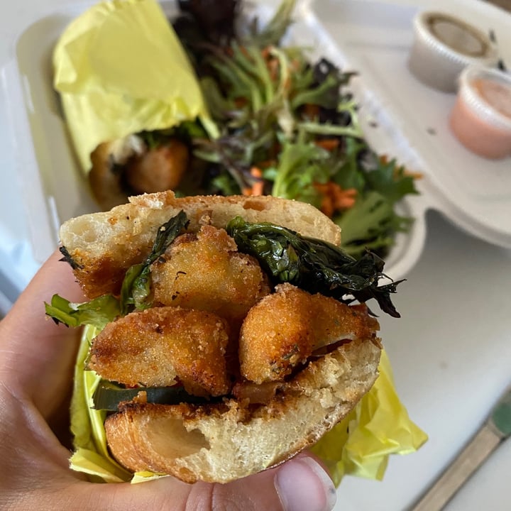 photo of Native Foods Cafe Cauliflower Po’Boy shared by @curvycarbivore on  02 Jun 2021 - review