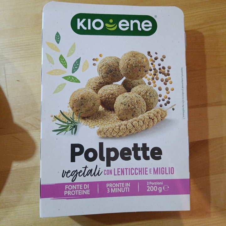 photo of Kioene Polpette con lenticchie e miglio shared by @200584ale on  01 Jun 2022 - review