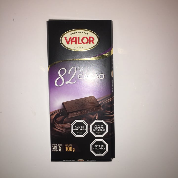 photo of Valor Chocolate 82% cacao shared by @isidoraflorin on  24 Feb 2020 - review