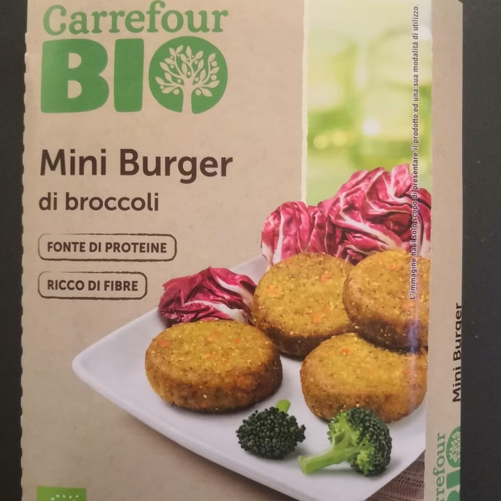 photo of Carrefour Bio Mini burger di broccoli shared by @tuppi on  26 Jul 2022 - review