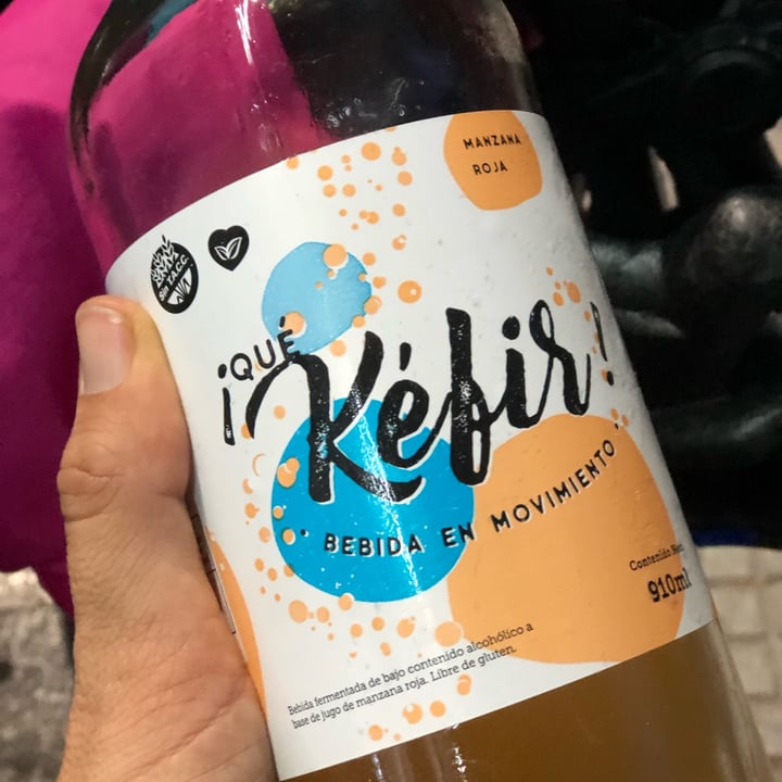 review photo of Qué kefir Kefir Sabor Manzana Roja shared by @celelua on 18 Dec 2021 - review
