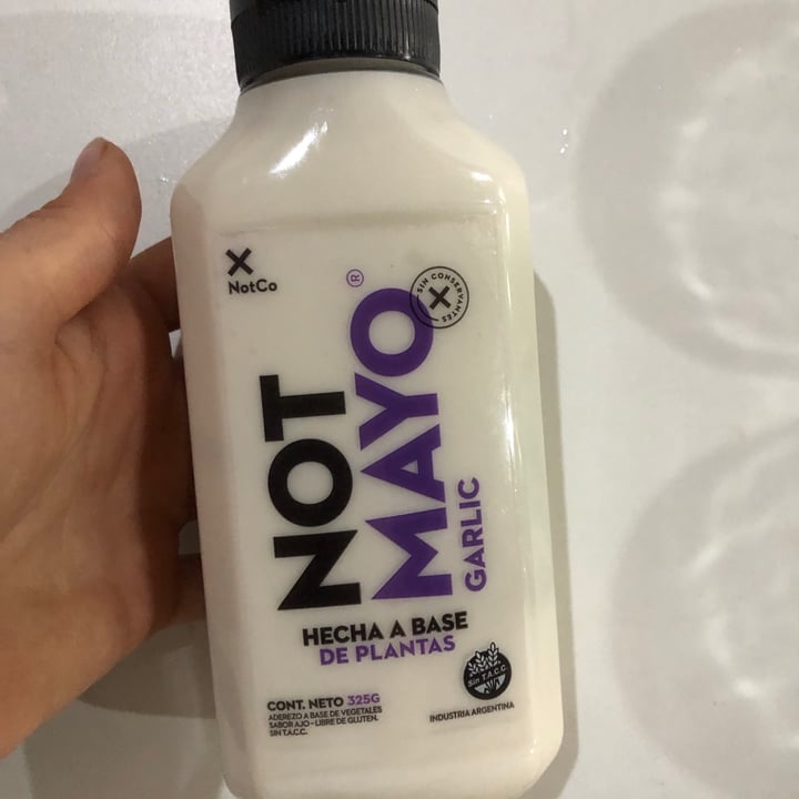 photo of NotCo Not Mayo Garlic shared by @pilischoenfeld on  27 Sep 2021 - review