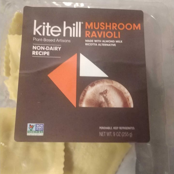 photo of Kite Hill Mushroom Ravioli with Almond Milk Ricotta Alternative shared by @kshaw106 on  08 Dec 2020 - review