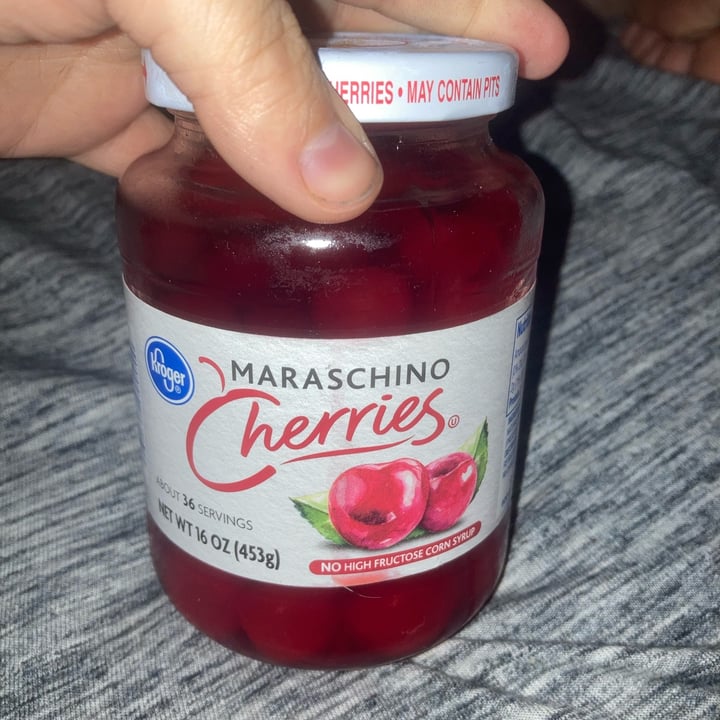 review photo of Kroger Maraschino cherries shared by @frogs on 08 Dec 2021 - review