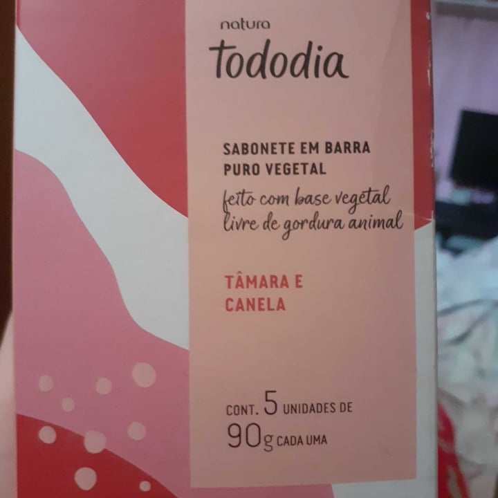 photo of Natura Sabonete TodoDia Tâmara e Canela shared by @tainaluci on  28 Dec 2021 - review
