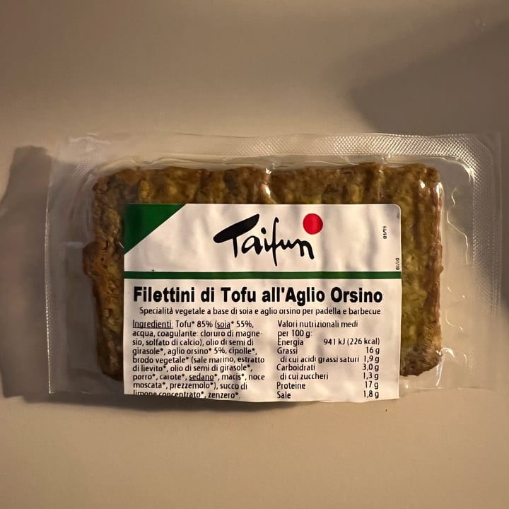 review photo of Taifun Filettini di Tofu all'Aglio Orsino shared by @julietvampire on 12 Apr 2022 - review