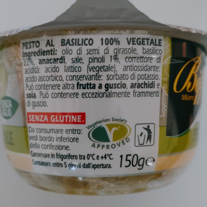 photo of Biffi Pesto 100% Vegetale Senza Formaggio shared by @veganadvisor on  04 May 2022 - review