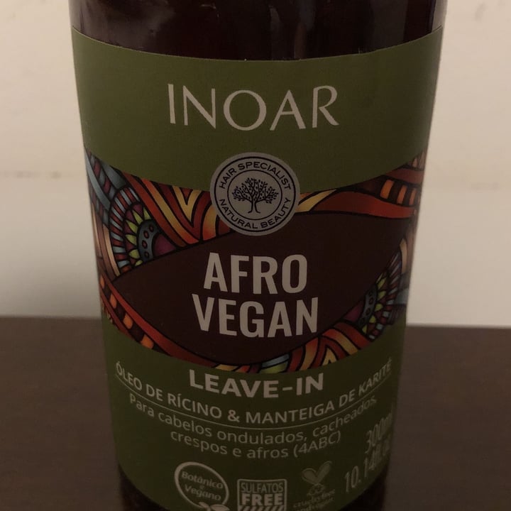 review photo of Inoar Inovar Afrovegan Leave-In shared by @luaesolveg on 28 Jan 2022 - review