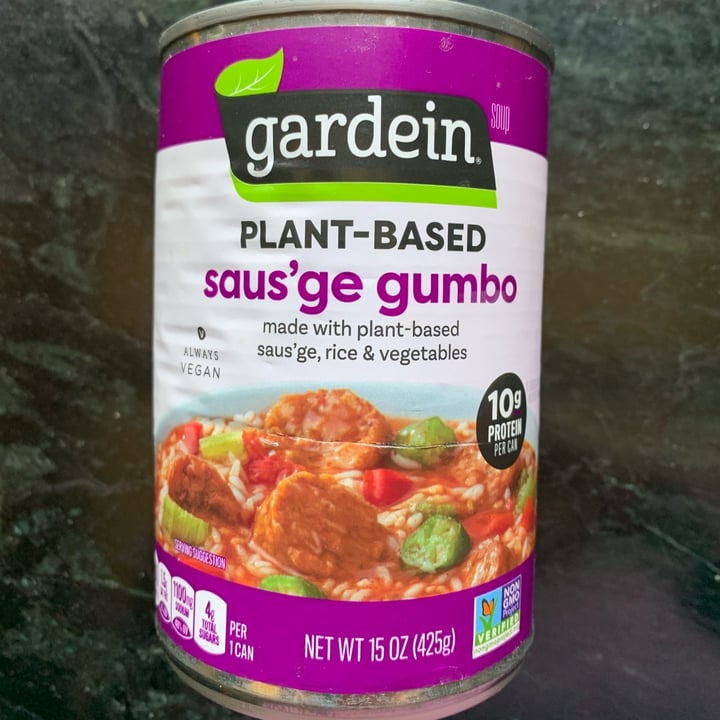 photo of Gardein Plant-based saus'ge gumbo shared by @carolbrittx on  14 May 2022 - review