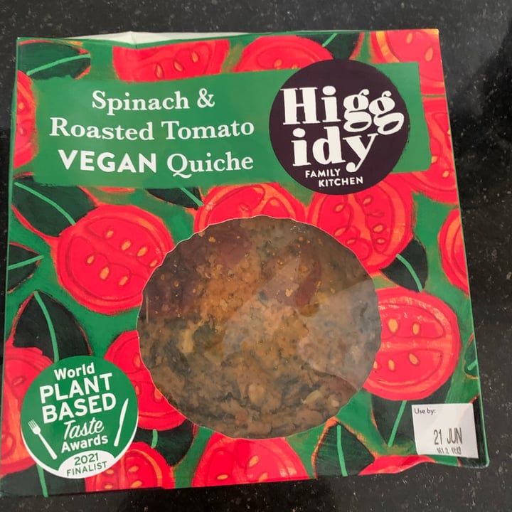 photo of Higgidy Spinach & Tomato Quiche shared by @suefletcher on  24 Jun 2022 - review