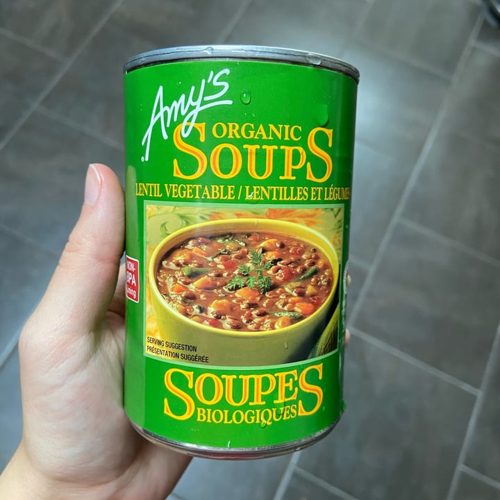 photo of Amy’s Lentil Vegetable Soup shared by @veggie-meg on  10 Nov 2021 - review