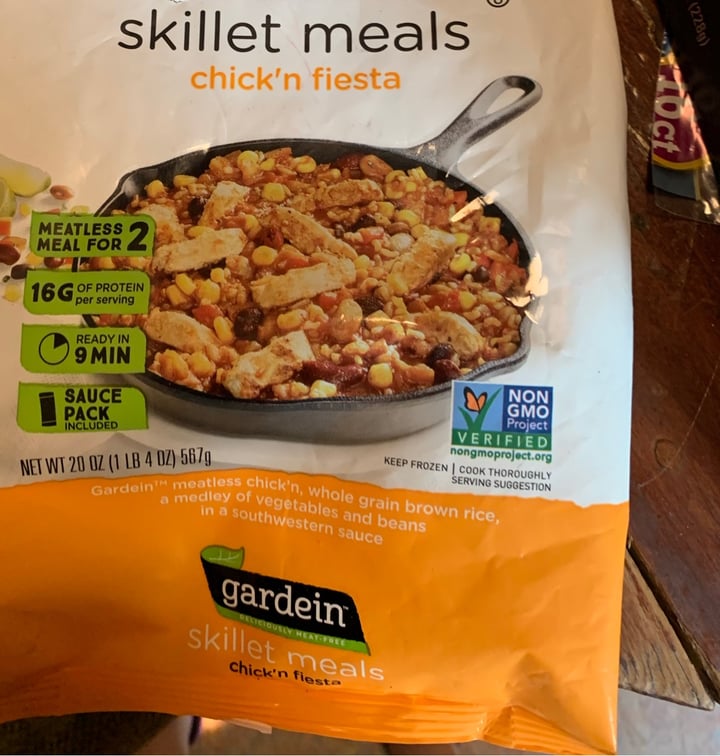 photo of Gardein Skillet Meal Chick’n Fiesta shared by @veghui on  25 Aug 2020 - review