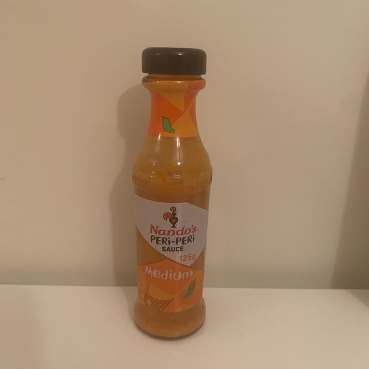 photo of Nando's Peri Peri Sauce - Medium shared by @veganusefulinfo on  26 Feb 2021 - review