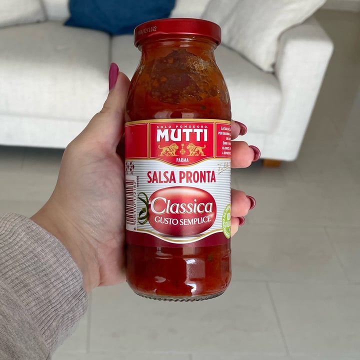 photo of Mutti Salsa Pronta Classica shared by @diariodiunasleevata on  24 Mar 2022 - review