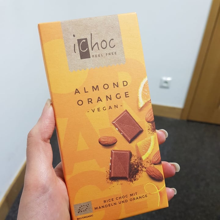 photo of iChoc Almond Orange Vegan Chocolate shared by @dourayra on  08 Jan 2020 - review