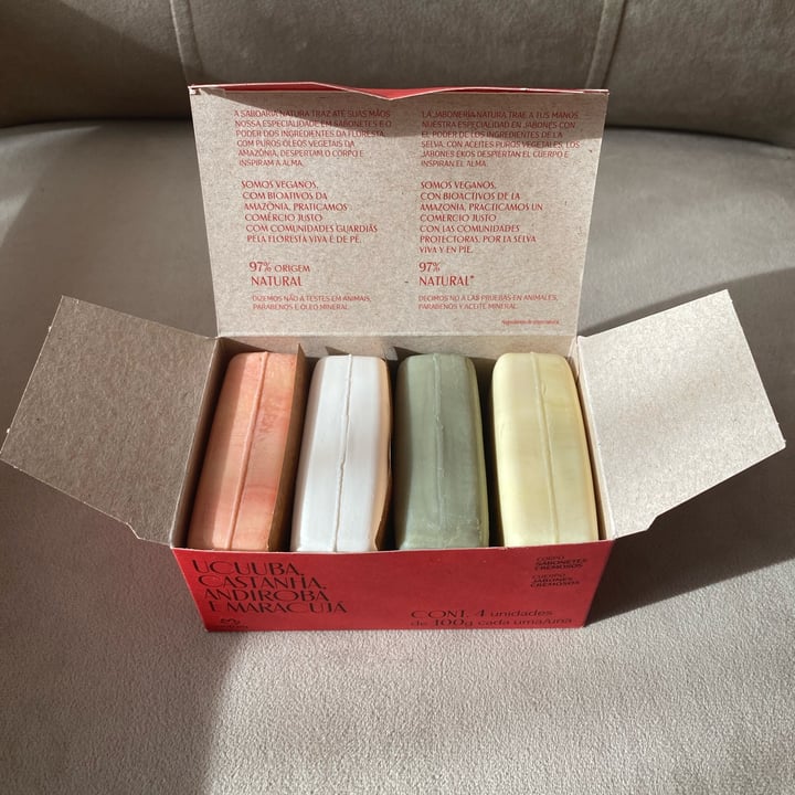 review photo of Natura Ekos jabones cremosos Ucuuba, Castanha, Andiroba E Maracujá shared by @willoww on 30 Oct 2022 - review