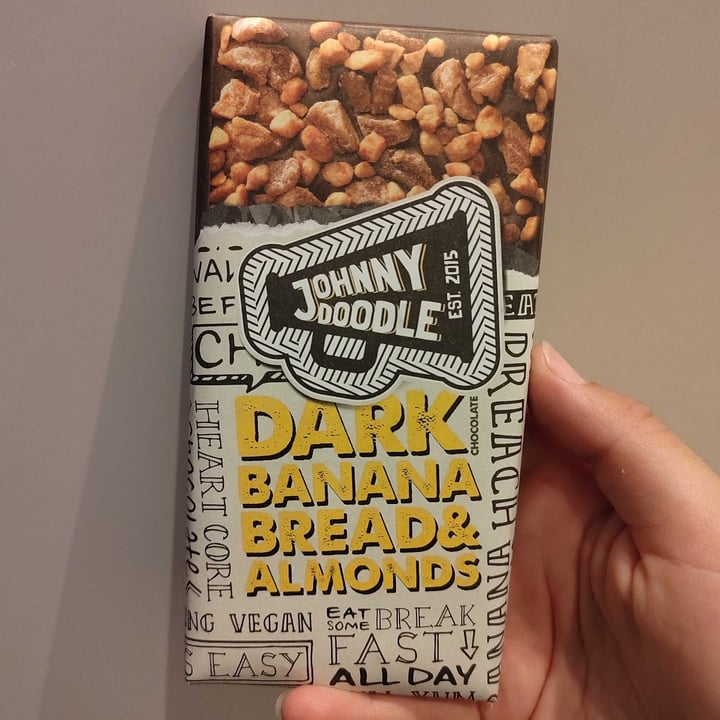 review photo of Johnny Doodle Dark Banana Bread & Almonds Chocolate shared by @sharaishh on 27 Apr 2022 - review