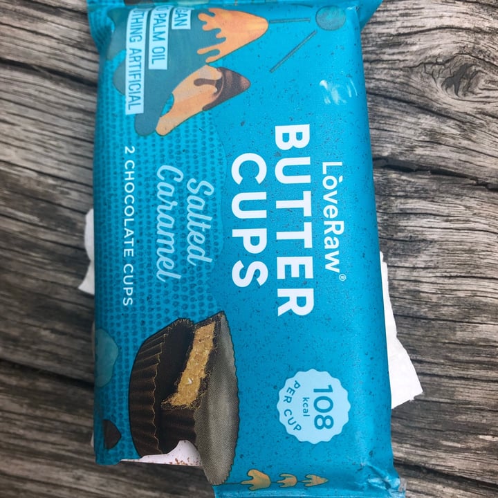 photo of LoveRaw Butter Cups Salted caramel shared by @claudiasmith999 on  16 May 2020 - review