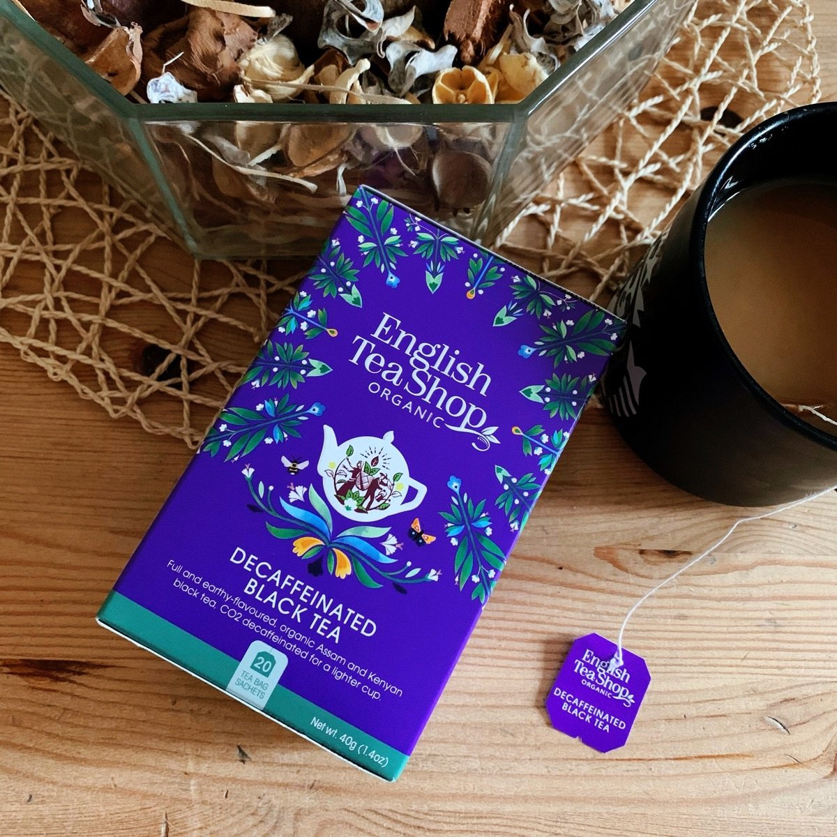 English Organic Decaffeinated Black Tea Reviews abillion