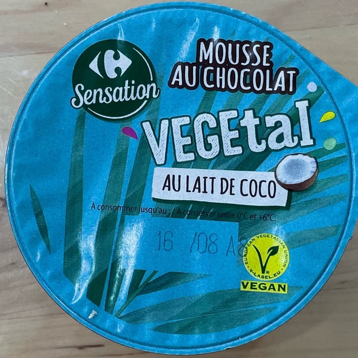 photo of Carrefour Sensation Mousse au Chocolat shared by @olivierperbellini on  01 Aug 2022 - review