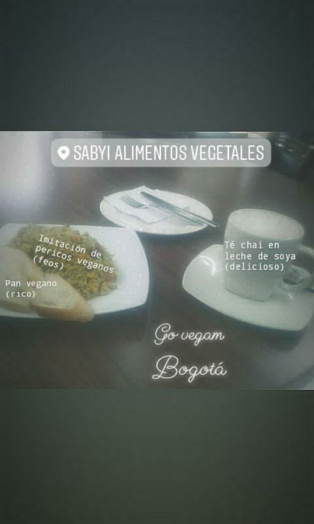 photo of Restaurante Vegetariano Sabyi Huevos pericos con té shared by @angrouses on  17 Aug 2019 - review