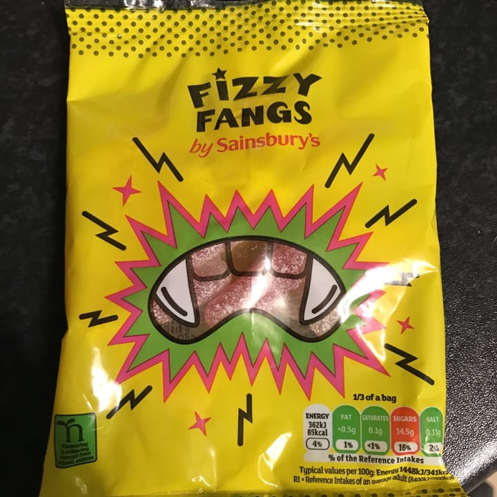 photo of Sainsbury's Fizzy fangs shared by @mindymoo22 on  08 Aug 2021 - review
