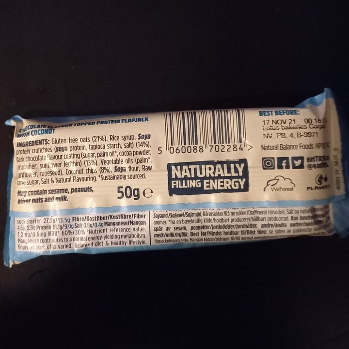 photo of TREK Protein Flapjack (Cocoa Coconut) shared by @ronelle on  11 Aug 2021 - review