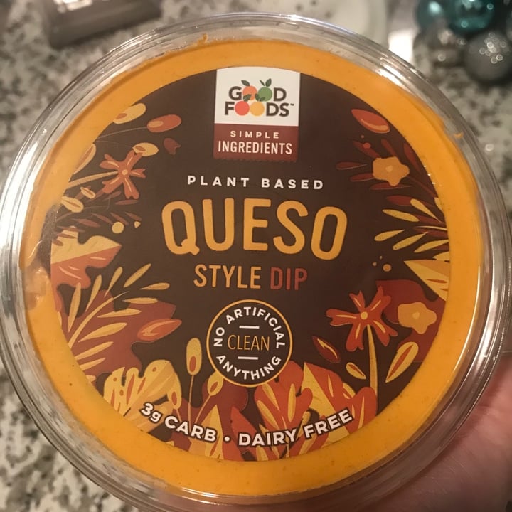 photo of Good Foods Plant Based Queso Style Dip shared by @rinn6440 on  18 Jan 2020 - review