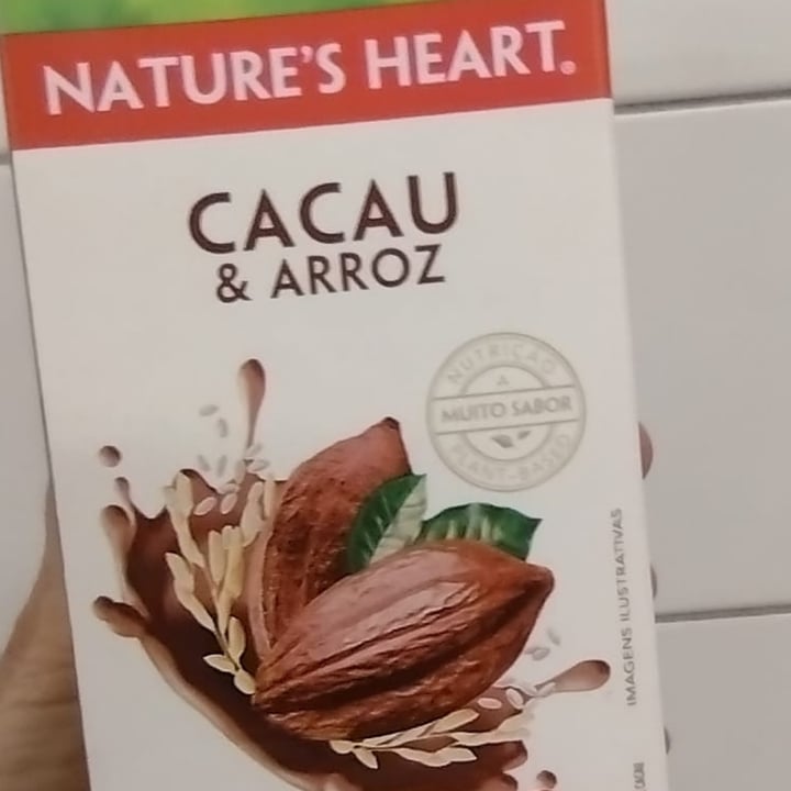 photo of Natures  heart bebida de arroz Bebida de Arroz e Cacau Natures Heart shared by @pssthler on  13 Sep 2022 - review
