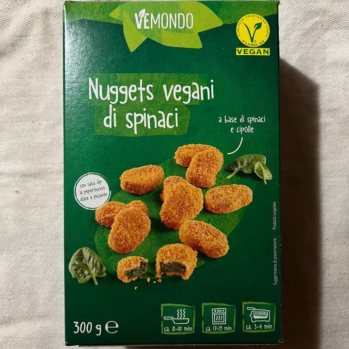 photo of Vemondo Nuggest agli spinaci shared by @falenagrigia on  18 Mar 2022 - review