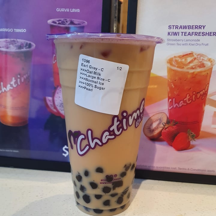 photo of Chatime New West Earl Grey Oat Milk Tea shared by @anistavrou on  05 Jul 2022 - review