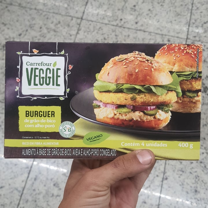 photo of Carrefour Veggie Burguer  shared by @luizcoelho on  29 Jul 2022 - review