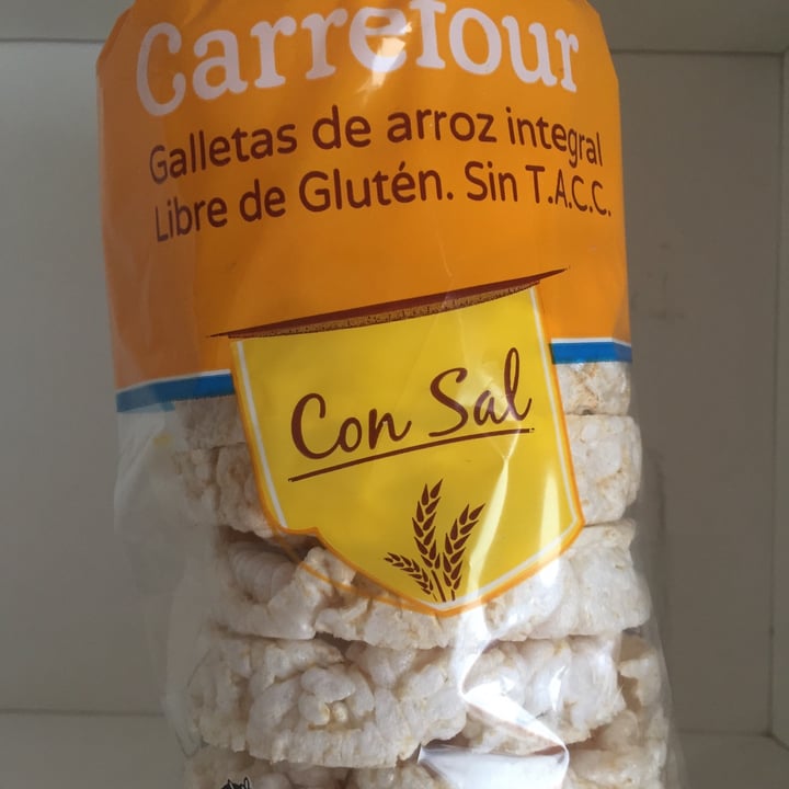 photo of Carrefour Galletas de arroz integral con sal shared by @vdufou on  04 Aug 2021 - review