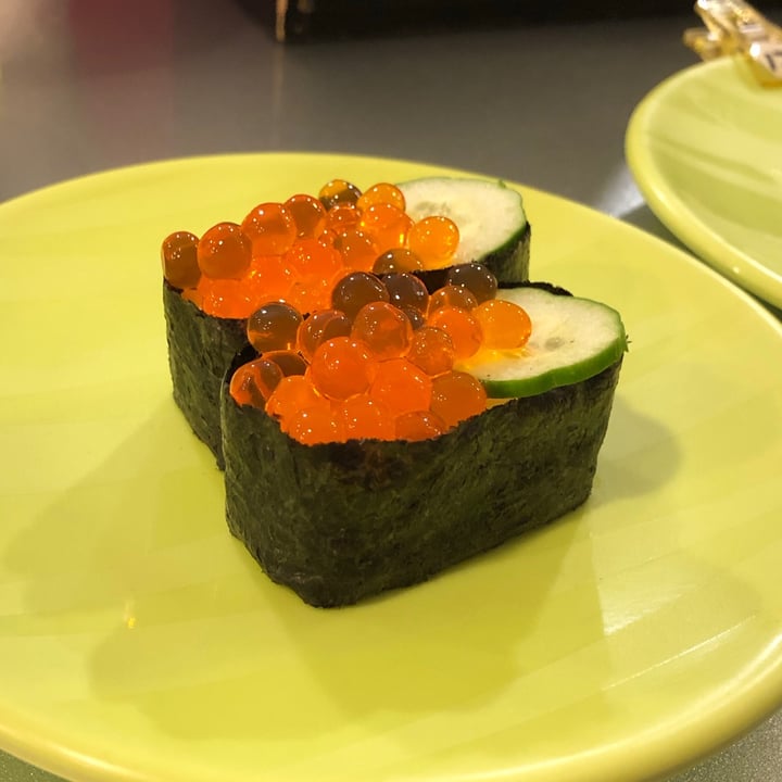 photo of 水問蔬食餐坊 “Fish Egg” Sushi 魚卵壽司 shared by @froggie5 on  29 Nov 2020 - review