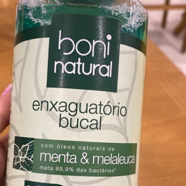 photo of Boni natural Enxaguatório bucal shared by @dryca on  22 Jun 2022 - review