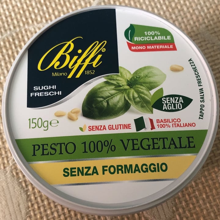 review photo of Biffi Pesto 100% Vegetale Senza Formaggio shared by @simonangeloro on 11 Mar 2022 - review