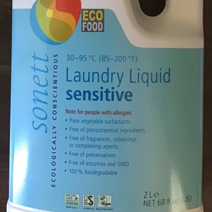 photo of Sonett Laundry Liquid Sensitive shared by @snobolino on  19 Jun 2021 - review