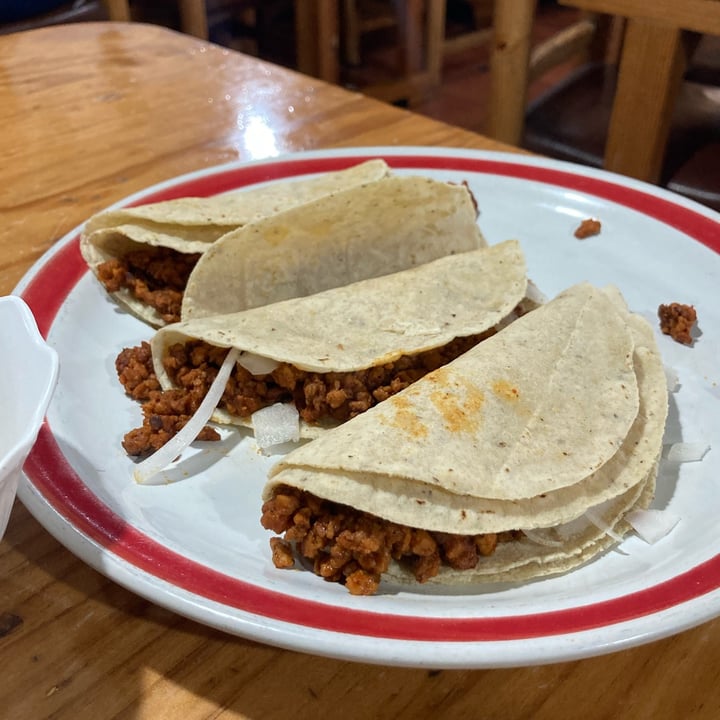 photo of Restaurant y Panaderia de pan La Alborada tacos de soya shared by @aliscorle on  25 Jun 2022 - review