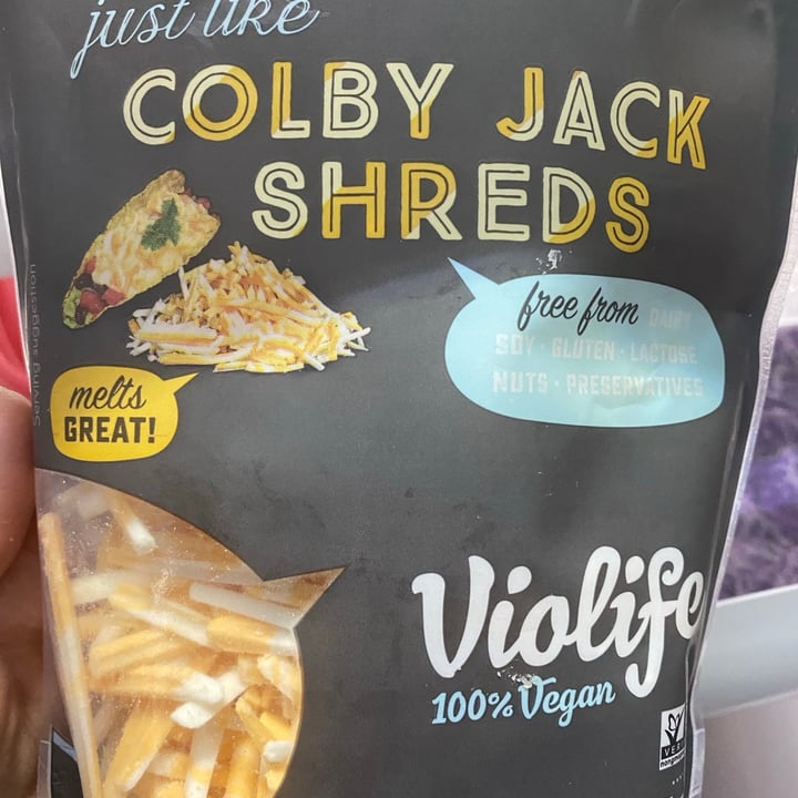 photo of Violife Colby Jack Shreds  shared by @jessicadalton on  16 Feb 2021 - review